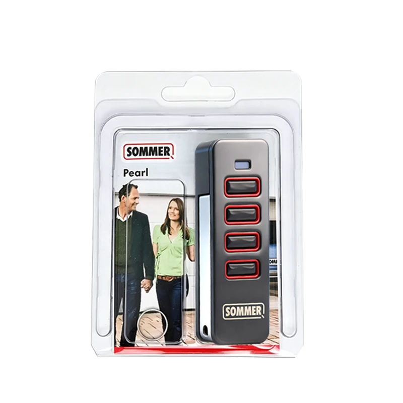 Télécommande à code roulant SOMMER PEARL 868 MHz TWIN VIBE STATUS 4 boutons pour ouvre-porte de gara