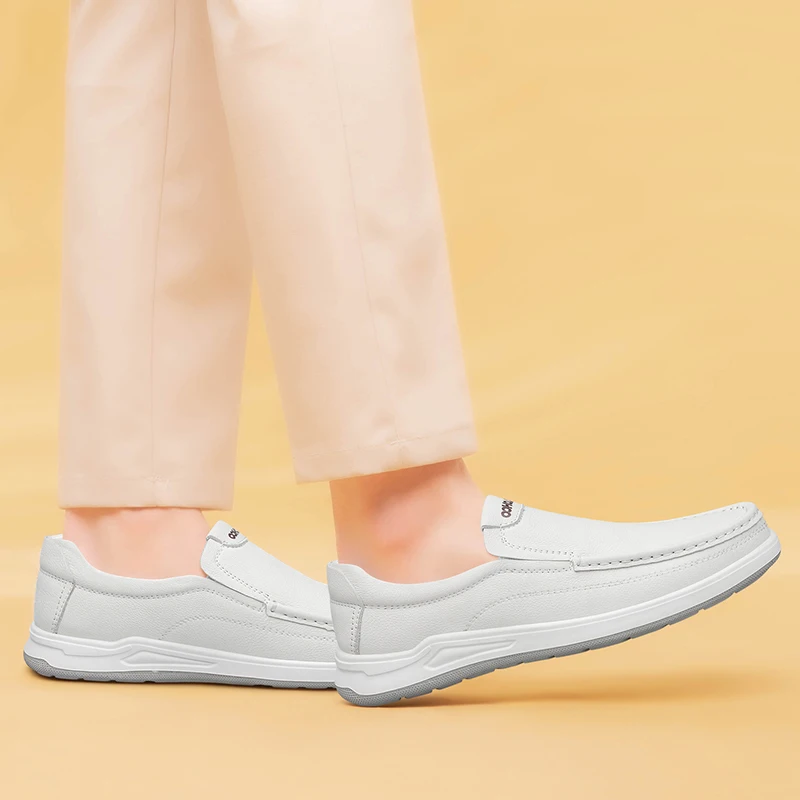 

Высококачественная обувь из натуральной кожи на мягкой подошве, мужские повседневные лоферы ручной работы в деловом стиле, роскошная брендовая обувь для вождения в итальянском стиле