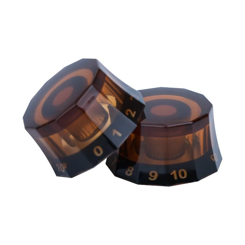 4PCS Guitar Volume Knob EPI Electric Guitar Bass Knob, Volume Tone Knob LP Potentiometer Cap, Twelve Sides