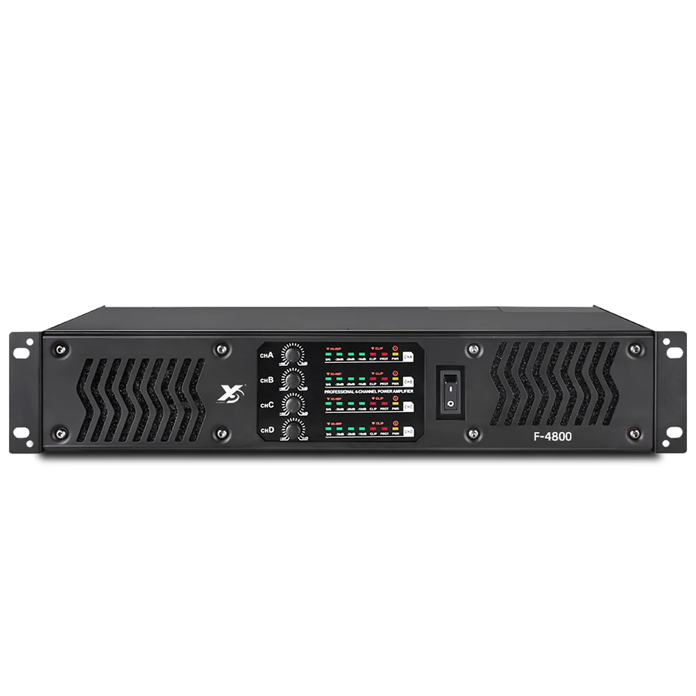 

4 Channel 800W*4(8ohms RMS) Amplifier Audio Power Speaker Amplifier Class D Sound Power Amplifier