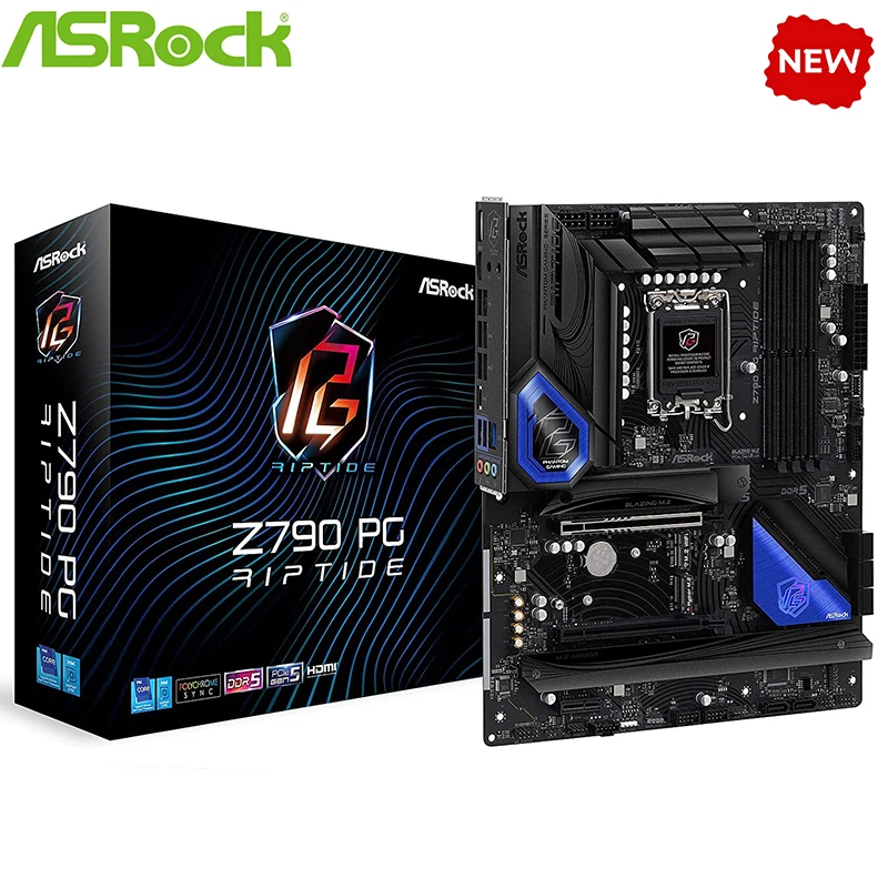 NEW Z790 For ASEOCK  Z790 PG RIPTIDE DDR5 Original Desktop For Intel Z790 Motherboard LGA 1700 Support 13900KF 13700K