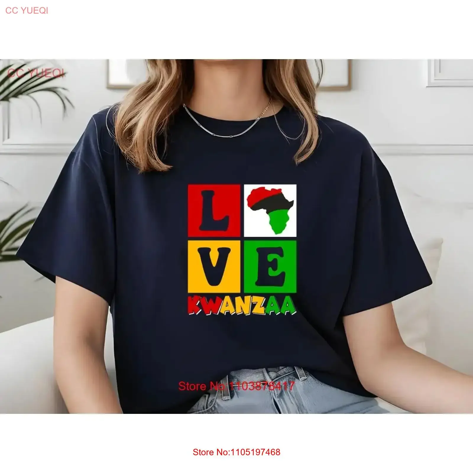 

Футболка Love Kwanzaa Happy African Holiday Celebration, американская винтажная стираная дизайнерская одежда, мужская растянутая графика