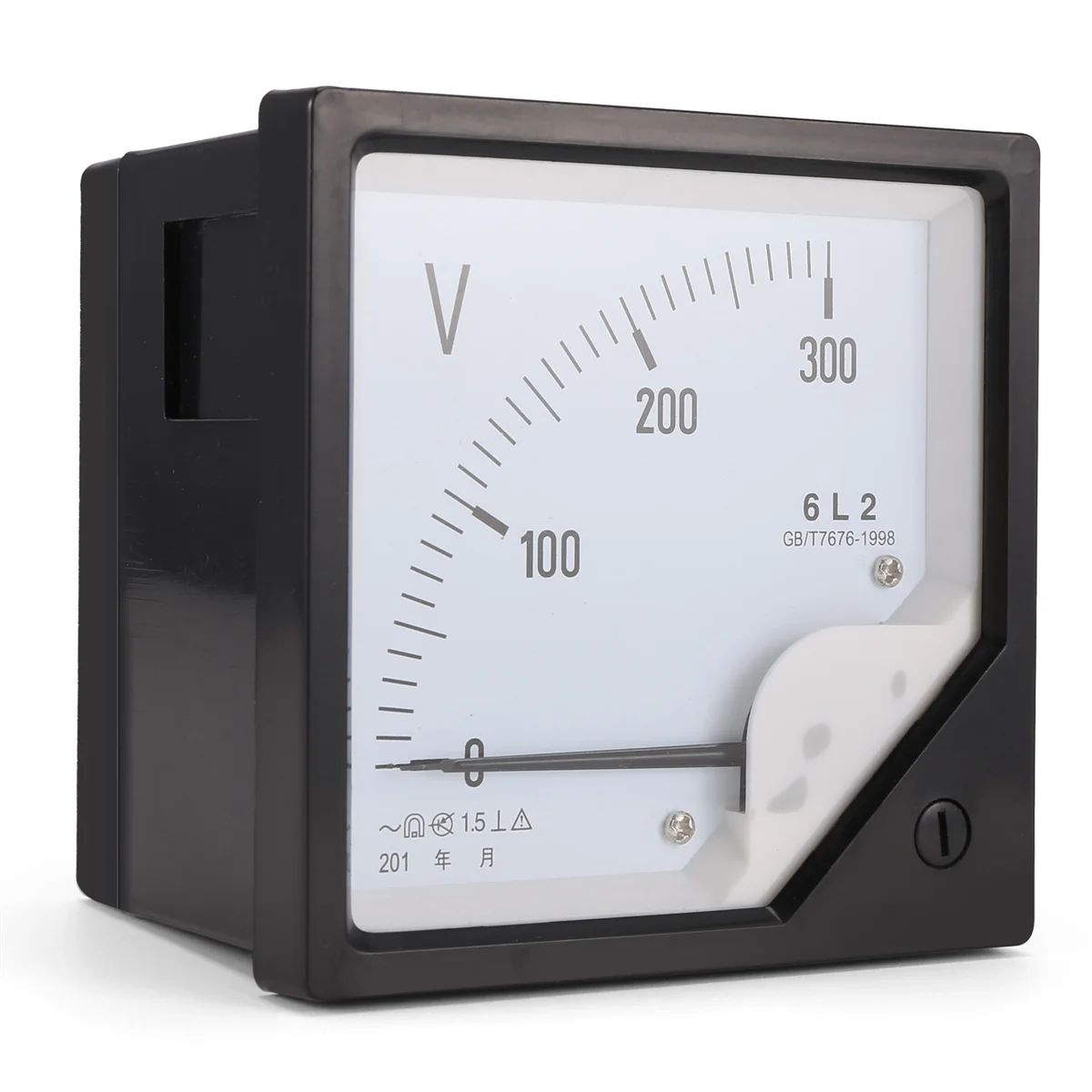 Voltmeter AC 300V 6L2, Header mekanik pengukur tegangan tipe Pointer