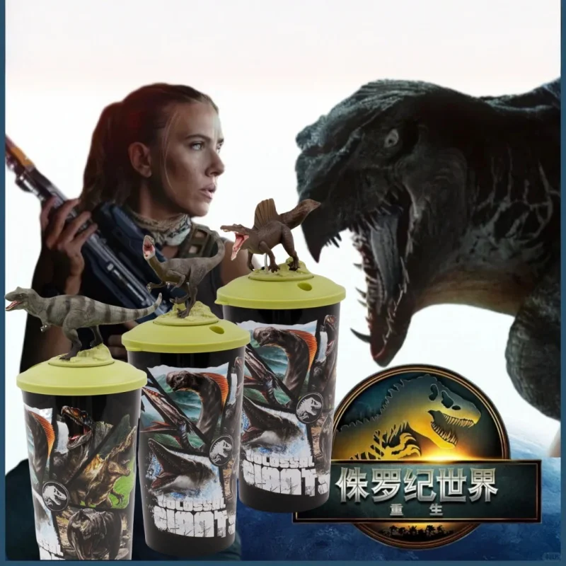 

New In Stock Genuine Rebirth Rex Topper Cup Blue Tumbler Dinosaur Egg Popcorn Bucket Exclusive Movie Cinema Gifts Boys Toy