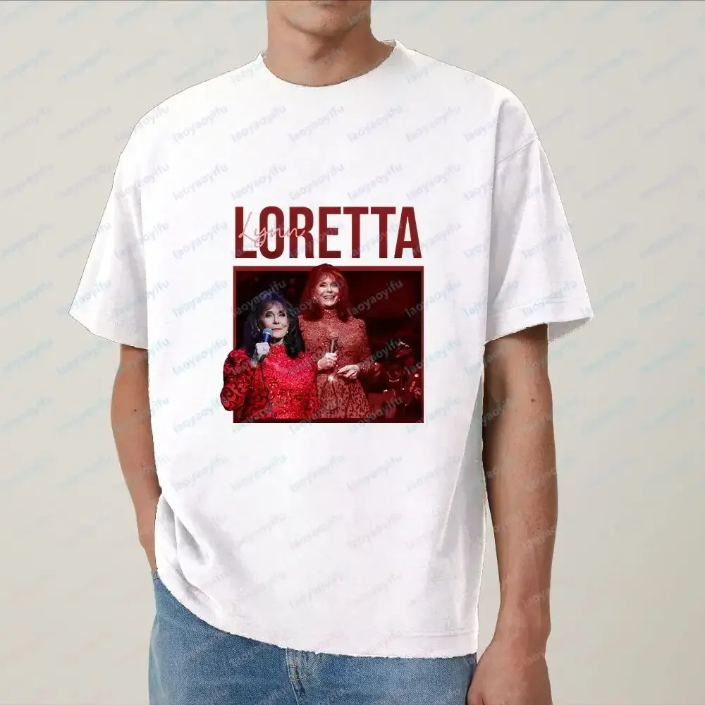 Loretta Lynn - New Model Launched - Fun, Crazy, Casual, Classic Cotton Short-sleeved T-shirt Suitable for Both Men and Women