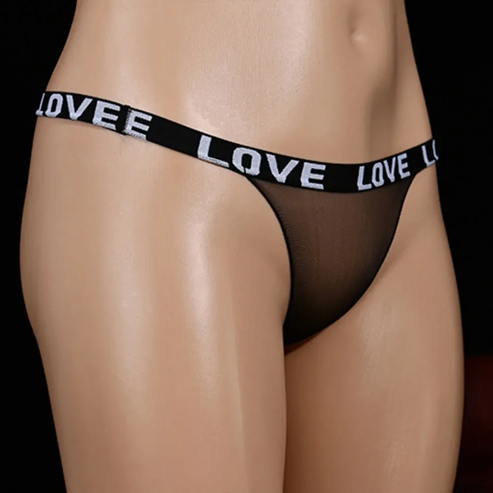 Women's See Through Thong Briefs and Nylon Stockings Set Sexy and Breathable (Size Height 155 172cm Weight less than 58kg)