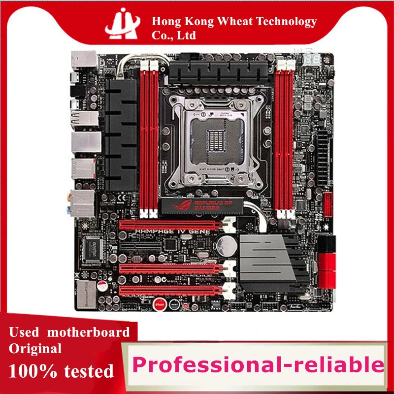 For Intel X79 Rampage IV Gene motherboard Used original LGA 2011 LGA2011 DDR3 64GB USB2.0 USB3.0 SATA3 Desktop Mainboard