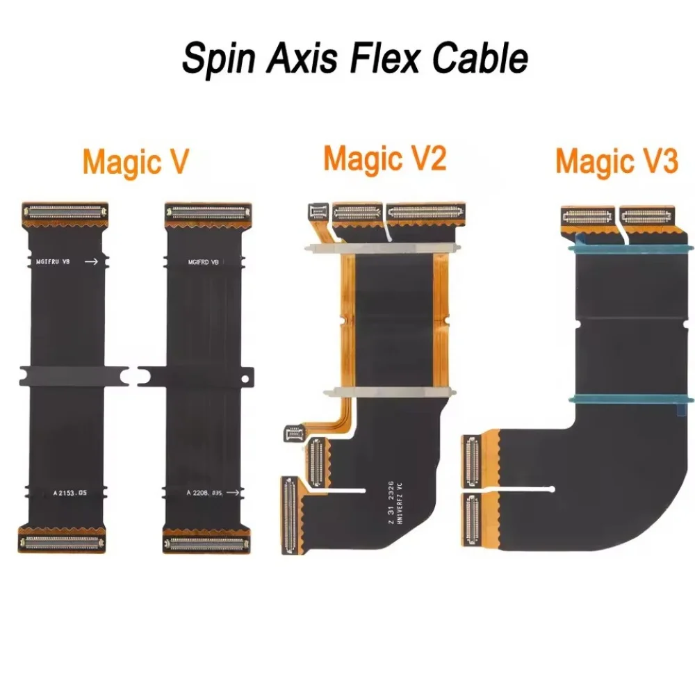 Spin Axis Flex Cable For Huawei Honor Magic V Flip VS2 VS3 V2 V3 V5 Main Board LCD Connector Rotary Shaft Flex Cable Replacement