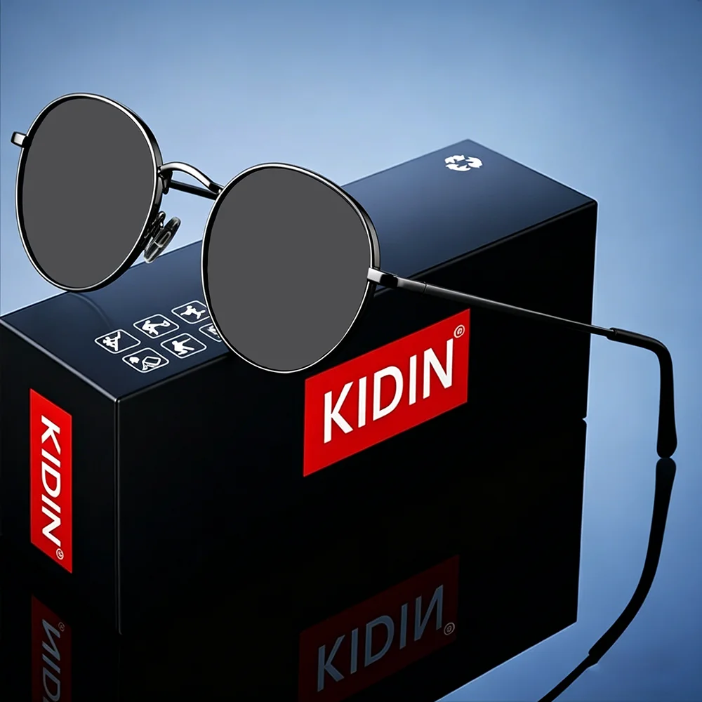 Street Fashion Photoshoot - 90s Mini Sunglasses Retro Round Sunglasses
