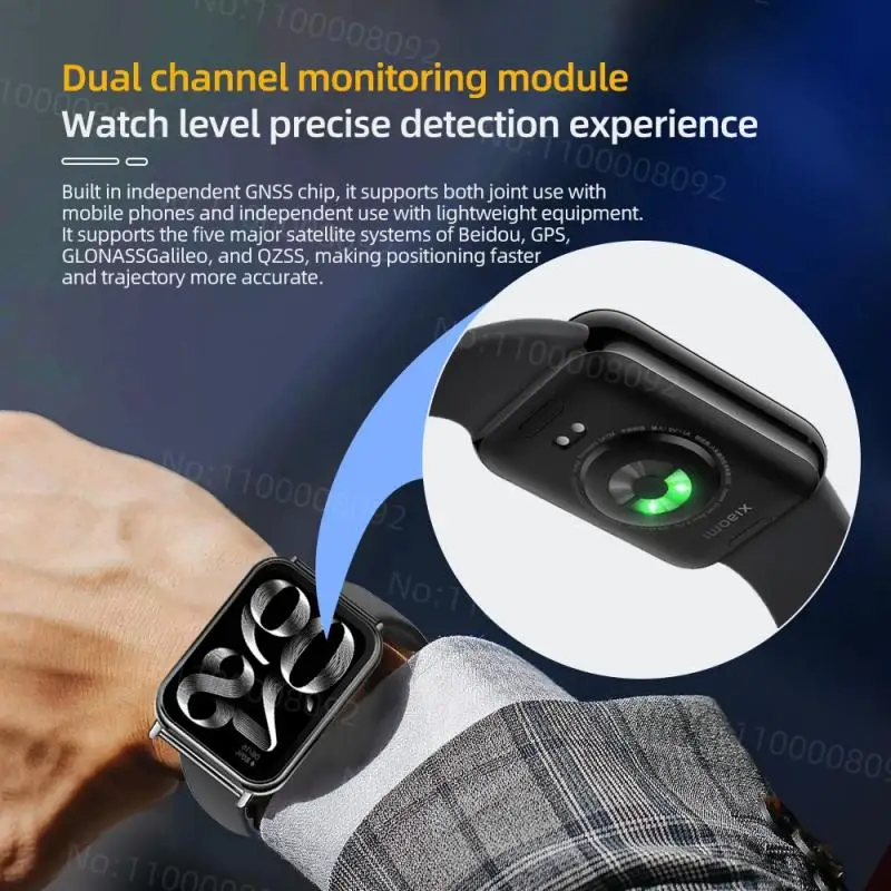 Original Xiaomi Mi Band 8 Pro Blood Oxygen 1.74 AMOLED Screen Fitness Bracelet Miband8 Pro Fitness Mi Smart Band 8 Pro Sensors