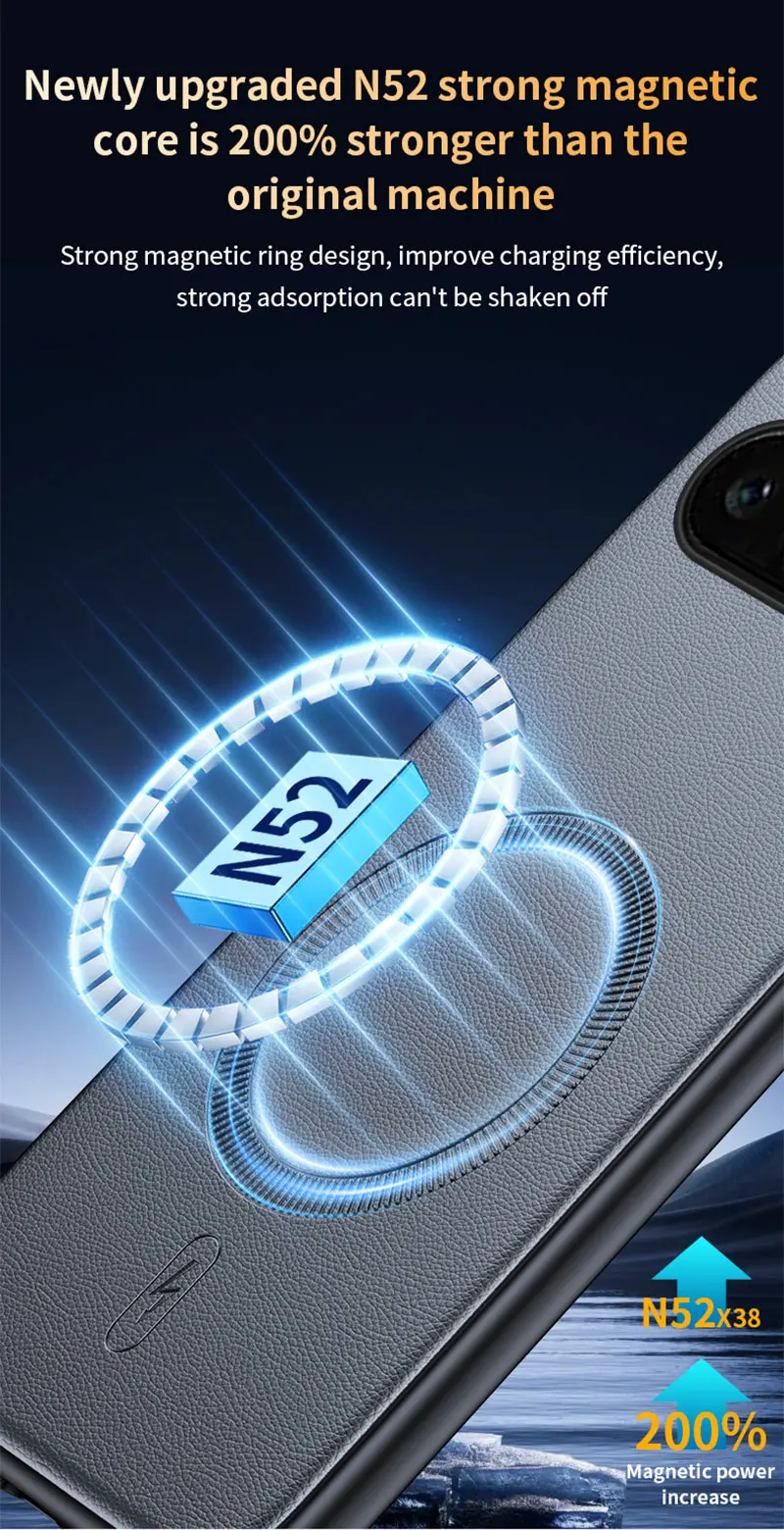 Für Pixel 9 Hülle Magnetische Leder-Schutzhülle für Google Pixel 9 Anti-Fingerabdruck Rutschfeste PC+TPU – Detail 9