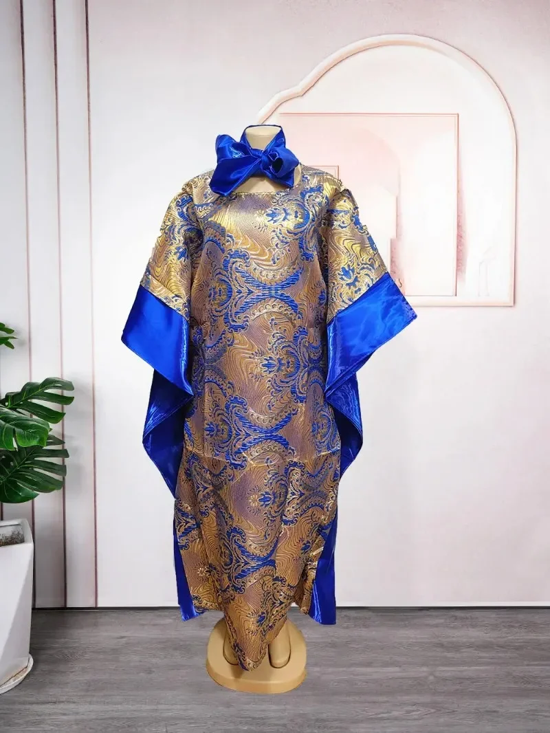 

Print V-Neck Kaftan Abaya Dress for Women - Modest Short Sleeve Split Hem Maxi Dress