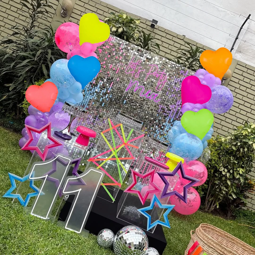 18 Zoll Neonballon Herzförmiger Neon-Leuchtballon für Nachtlicht-Partys, Abschlussfeiern, Geburtstage, Hochzeitsdekorationen – Detail 3