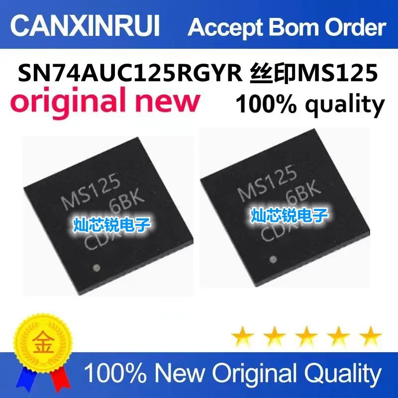 

Brand new original SN74AUC125RGYR printed MS125 package QFN-14 Texas in stock