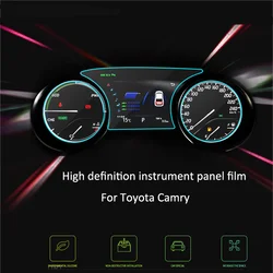 Car Instrument Panel Protective Film Fingerprint Proof Interior Protective Film Interior For Toyota Camry 2018 2019 2020
