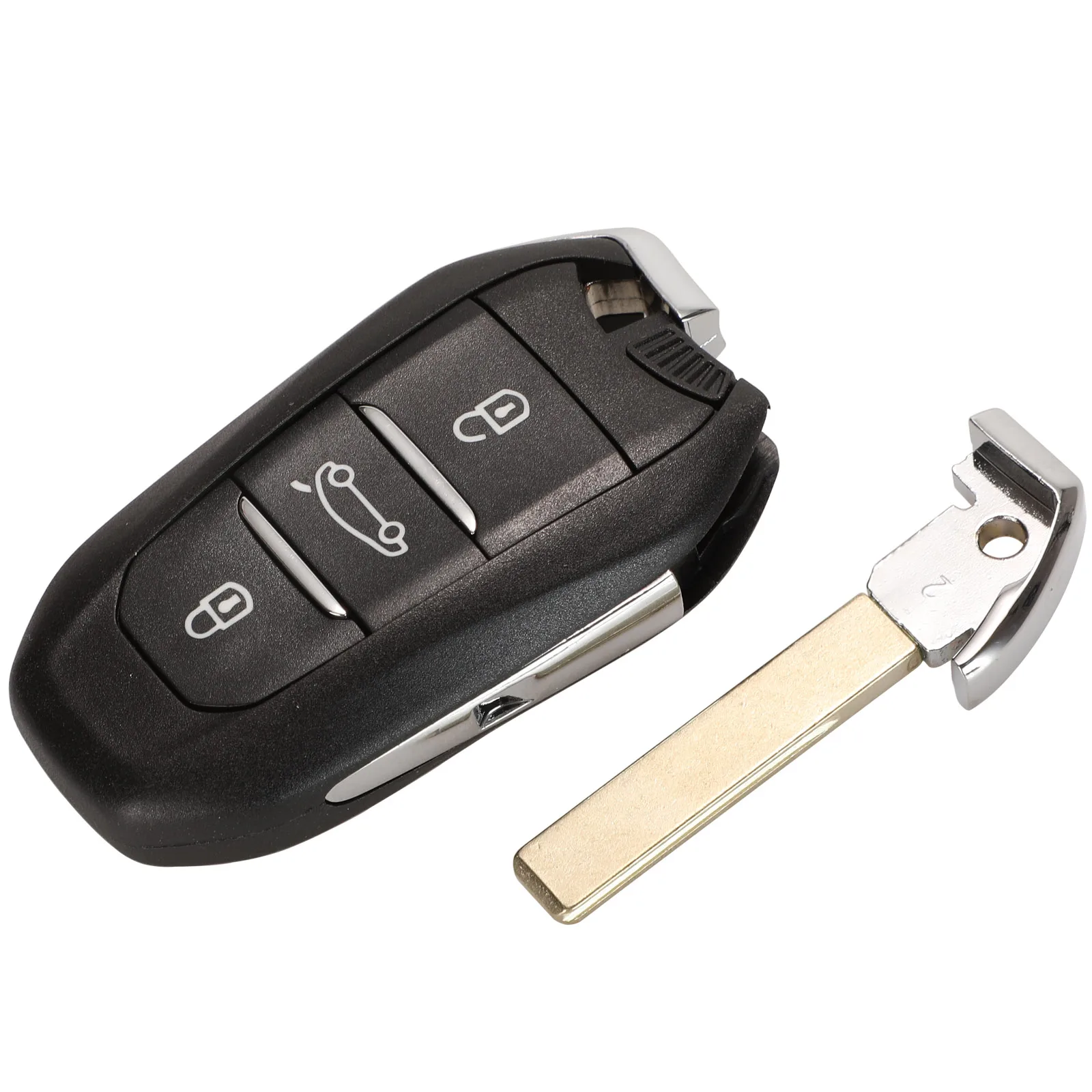 jinyuqin New Remote Car Key Smart Keyless Go For Peugeot 308 408 508 5008 Citroen C4 C4L DS4 DS5 4A ID46 Chip 434MHz view 5