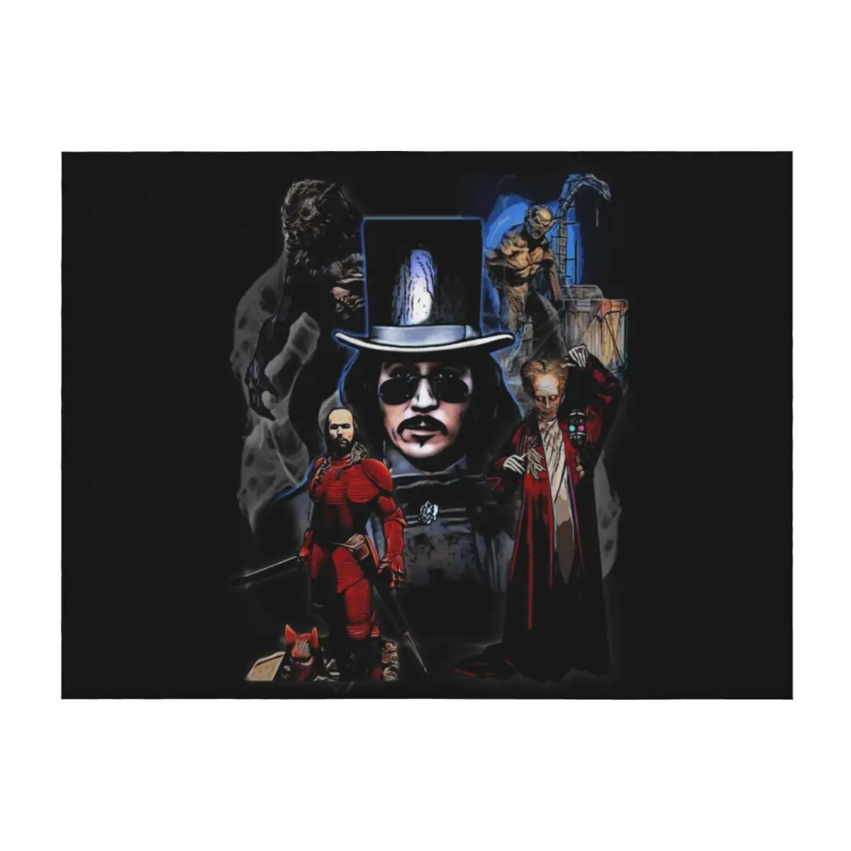 

bram stokers Dracula Classic . Throw Blanket Nap Luxury Brand Polar For Sofa Thin Blankets