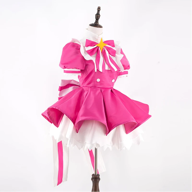 

Women's Pink Anime Uniform Cosplay Costume Miku Retry Now Design Halloween Carnival Party Outfit 2025 Theme