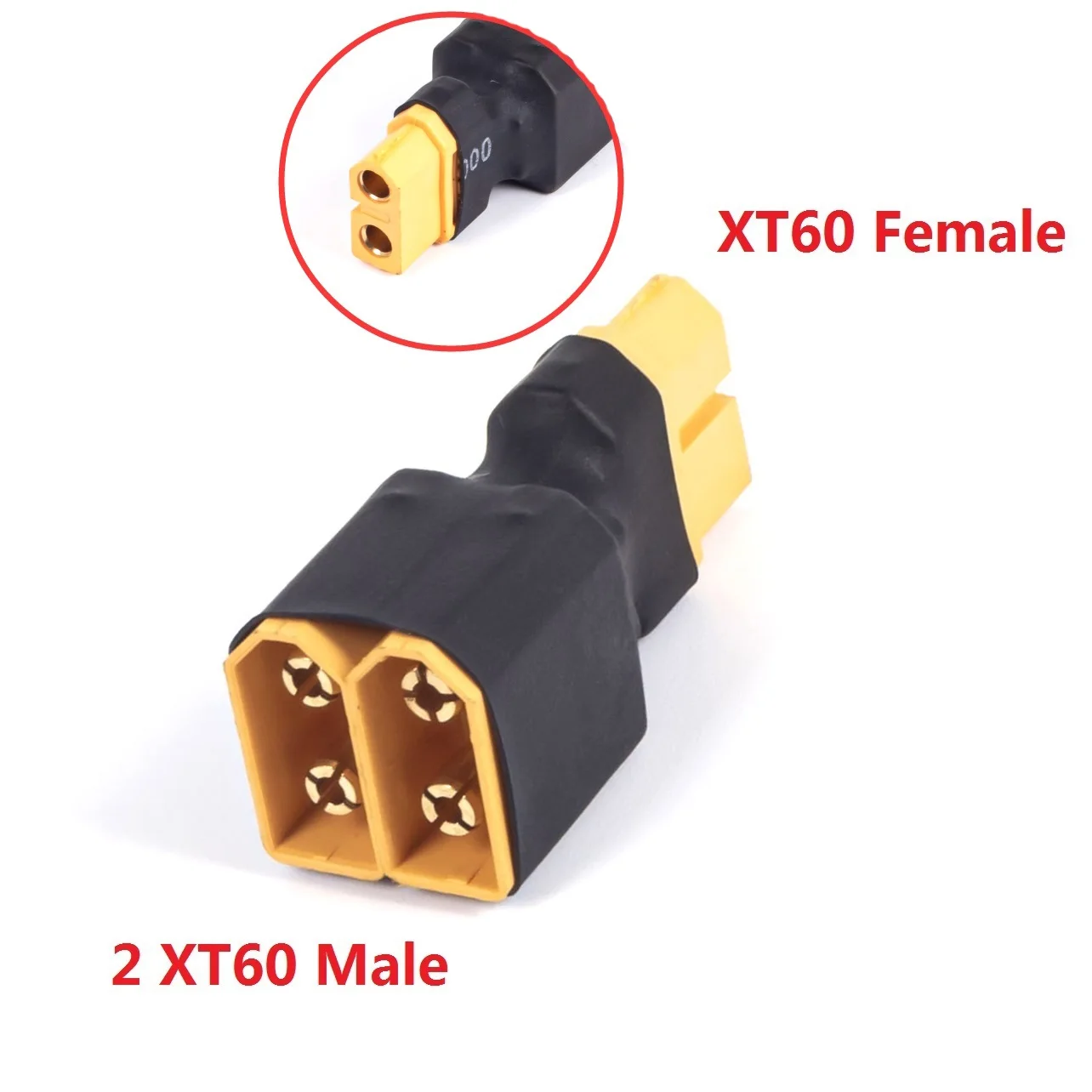 XT60 Stecker/Buchse auf XT90 Stecker/Buchse und T-Stecker Stecker/Buchse auf XT90 Stecker/Buchse Konvertierungsadapter für RC-Batterie