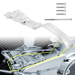Motorcycle Chrome Inner Primary Accent Cover For Harley Touring Street Glide Electra Glide Road King FLHX FLH/T FLHR 2017-2022