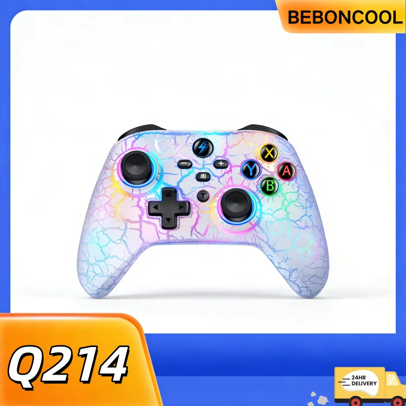 

Беспроводной контроллер BEBONCOOL Q214/215 для Switch/OLED/Lite/Android/iOS, проводной геймпад для ПК/Steam