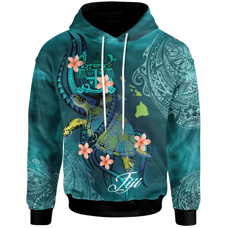 3D Print Fiji Independence 1970 Tapa Style Polynesian Hoodies For Men Fashion Streetwear Cool Hoodie Hooded Sweatshirts Clothes