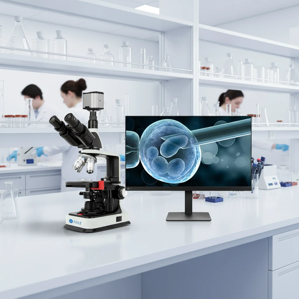 EOC Real 4K Resolution Digital Microscope Biological Microscope for School Lab Research