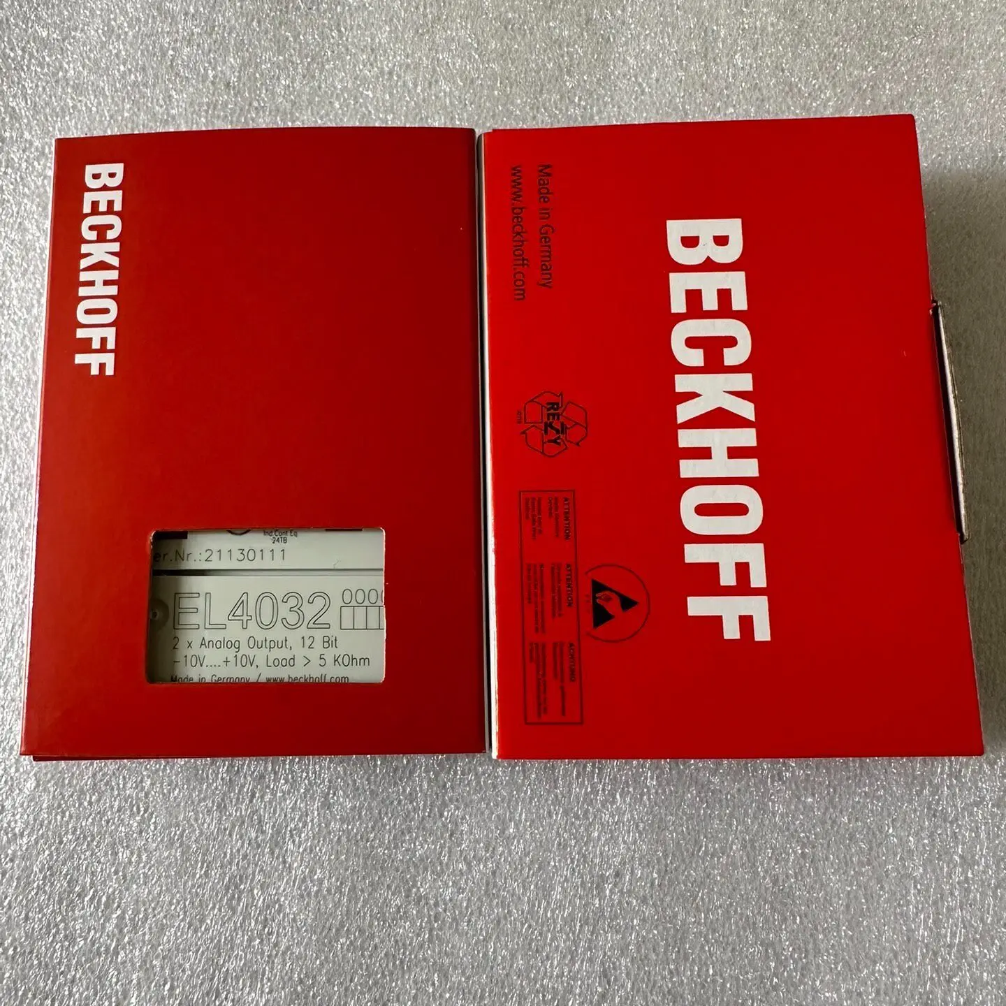 Beckhoff module EL4032 is brand new and original.