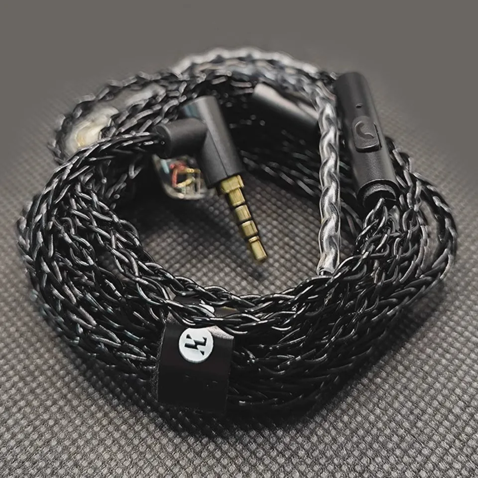 JCALLY JC08S 8 Shares QDC 2Pin 0.78mm MMCX Earphone Upgrade Cable