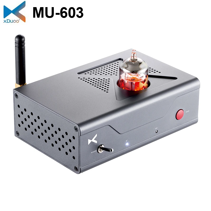 

XDUOO MU-603 Bluetooth DAC & TUBE PRE-AMP ES9018K2M DAC Chip 12AU7 Tube Bluetooth 5.1 AptX HD 10 Meter MU603 Headphone Amplifier