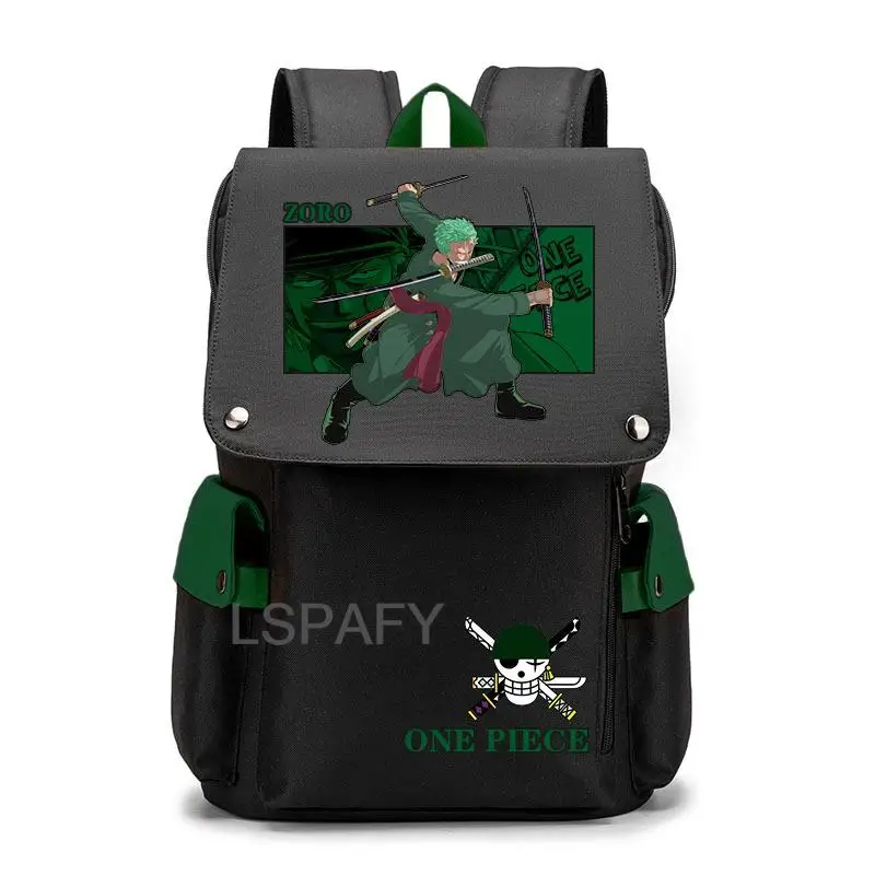 Anime One Piece Monkey D Luffy backpack student School book Bag Women men Travel Backpack USB Charging teenagers Laptop packsack