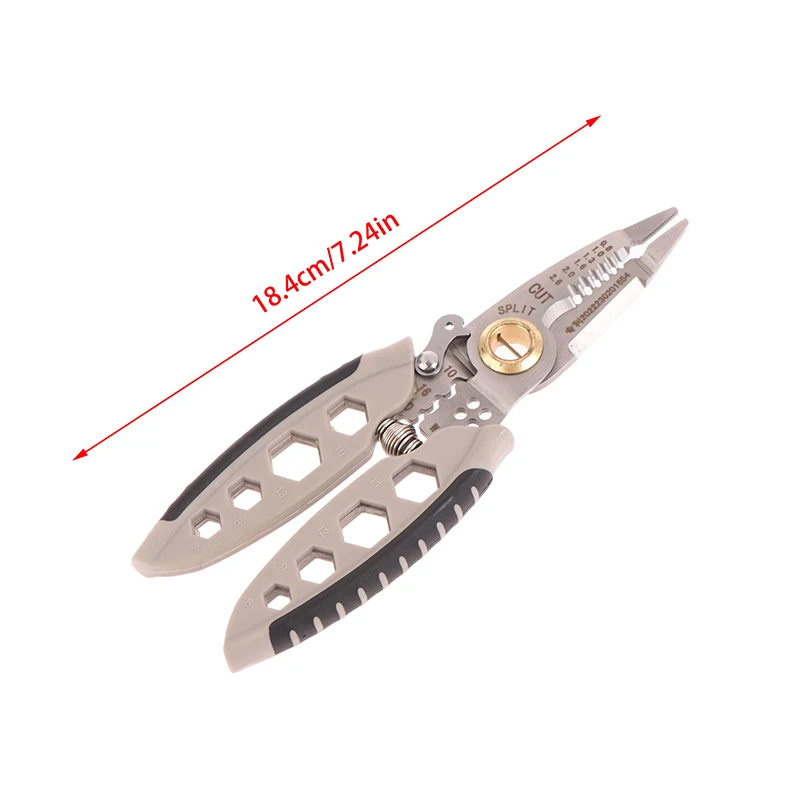 Multipurpose Wire Stripper Stripper Cable Terminal Crimping Long Nose Pliers Clamper Splitting Wire Electrician Tools Accessory