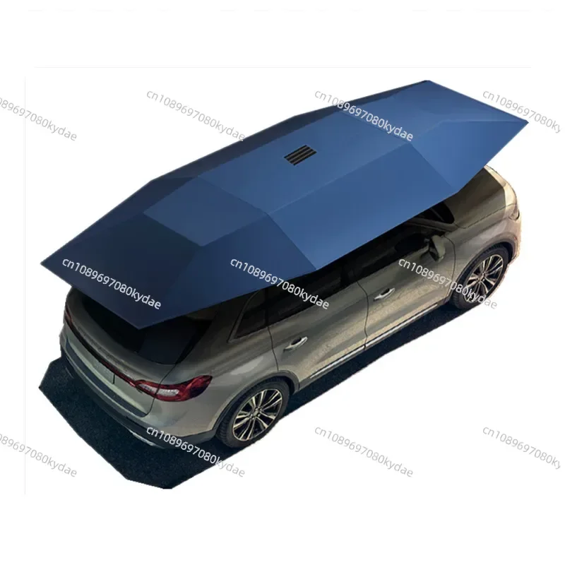 4.6/5.0M Solar Energy Fully Automatic Mobile Car Shed Sun Umbrella Protection Sunshade Folding Umbrella Cover Hail Prevention