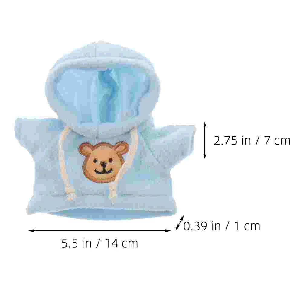 Bear Clothes Reusable Costume Decorative Small Lovely Stuffed for Wear-resistant Supply