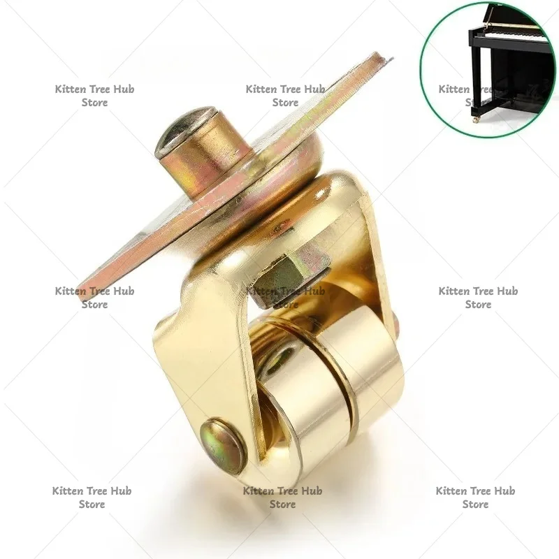 Upright Piano Iron Casters Piano Metal Casters, Gold