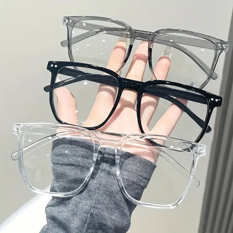 

3 Pieces of Geometric Y2K Elegant and Simple Timeless Women's Daily Street Photography Glasses Women's Fashion Accessories Gifts