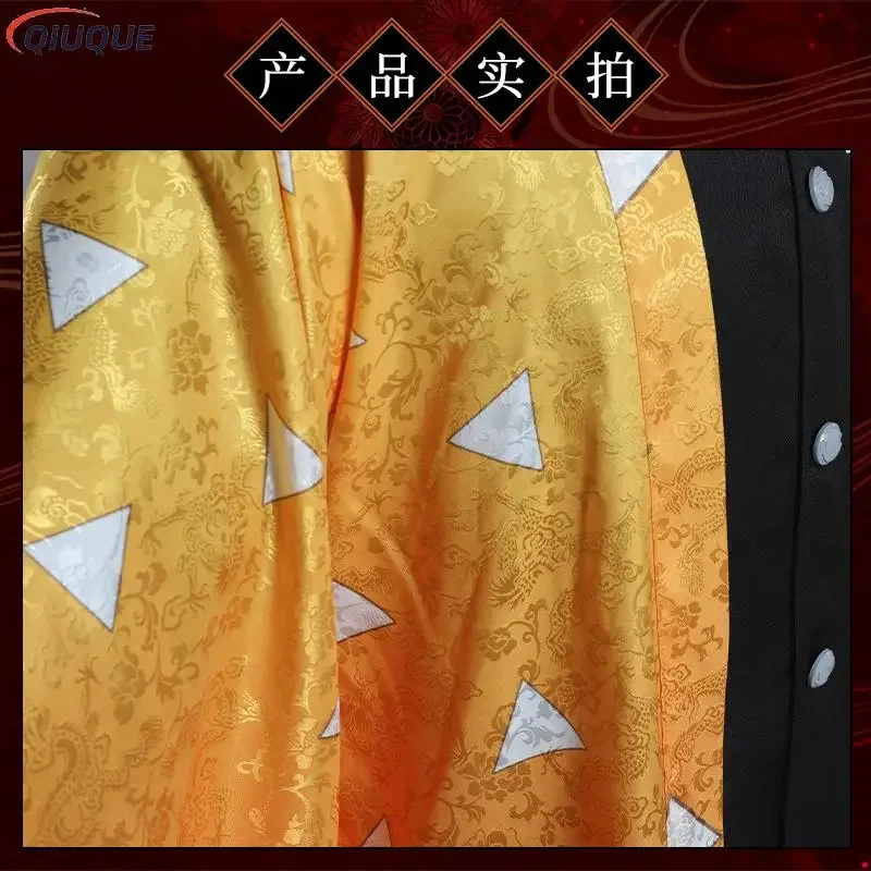 

CyKochou Shinobu Kamado Tanjirou Плащ Косплей Костюм Кимоно Парча Накидка Темная Бахрома Хаори