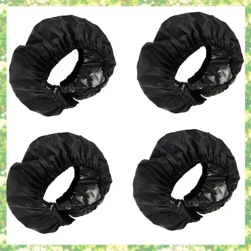 

T84C-Baby Stroller Wheel Cover Dustproof Wheelchair Tire Protector Infant Pushchair Pram Wheel Anti-Dirty Cover 20CM Easy Instal
