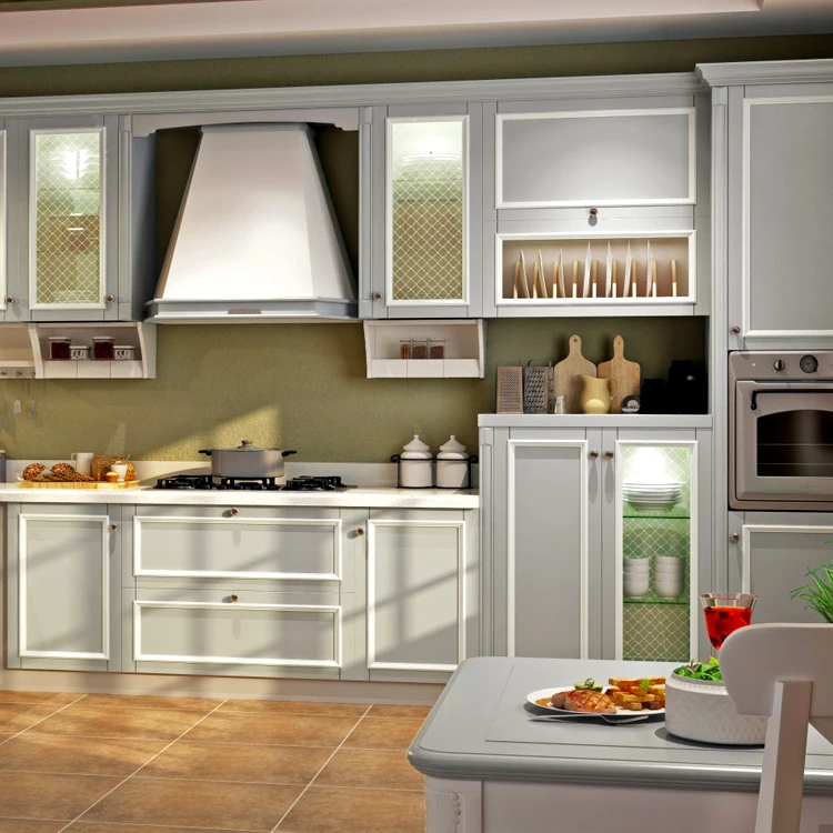 Simplified design lacquer kitchen furniture cabinets cabinets commercial cabinets