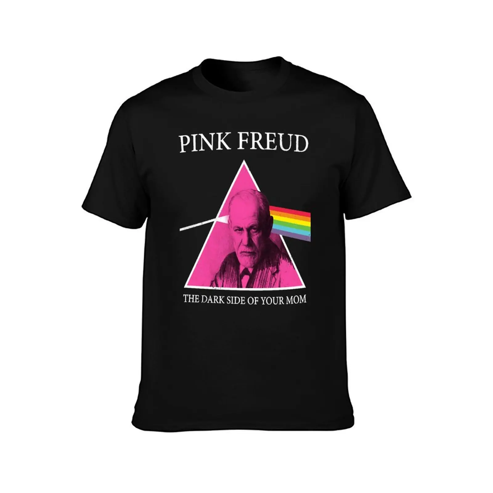 Sigmund Freud Pink Freud Dark Side Of Your Mom Classic T-Shirt boys whites anime tshirt Anime t-shirt mens designer t shirt