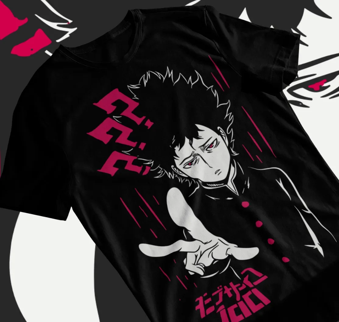 

Mob Psycho 100 Manga Strip Anime Manga Unisex Tshirt T-Shirt Soft Tee