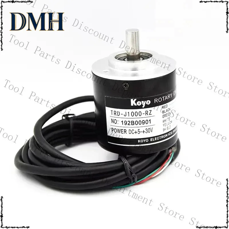 50Mm Incremental Optical Rotary Encoder 8Mm Shaft-J500-RZ Resolution 200 360 500 1000 1024 2000 Pulse Push Pull Output