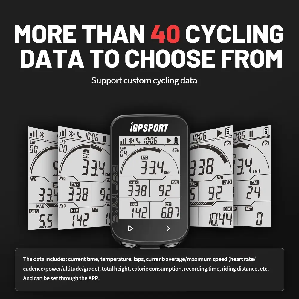 GPS Bike Computer IGPSPORT BSC100S Cycle Wireless Speedometer Bicycle Digital Stopwatch Cycling Odometer Cycling Computer