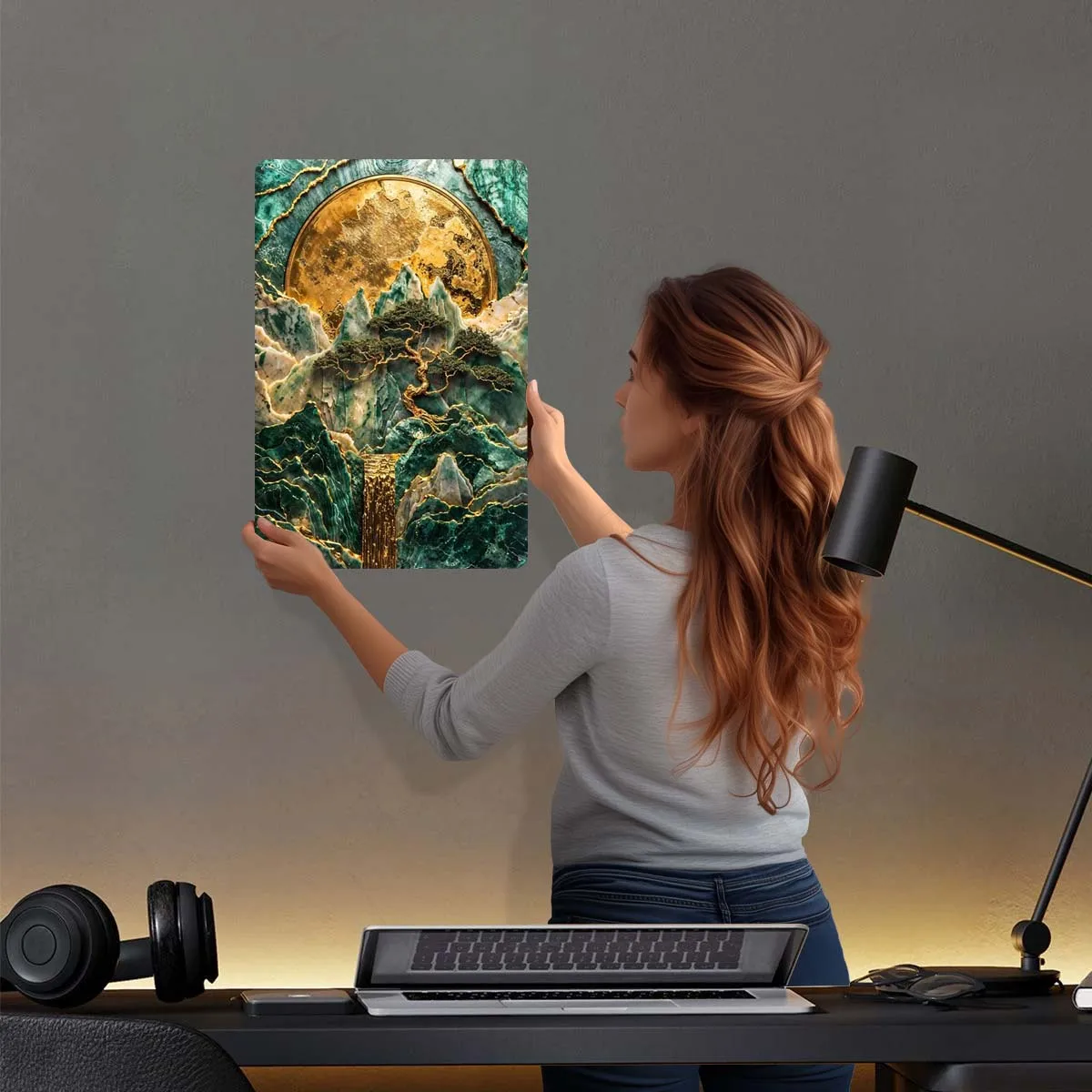 Mountain Monarch's Realm Metal Poster Room Decoration Home Decor Items Custom Metal Tin Signs for Wall Art Decoration Wand Deko