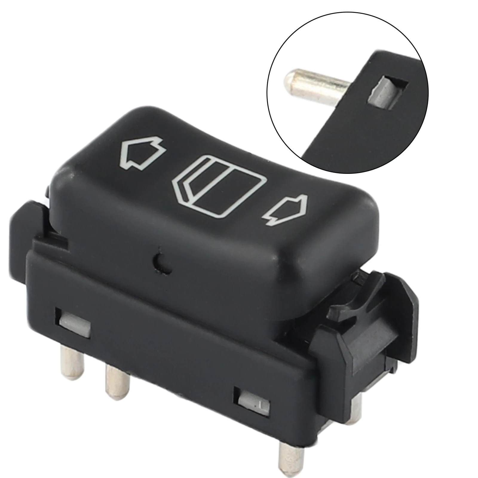 1x Control Switch Single Glass Control Switch Button for 1993 1995 For MERCEDES E CLASS W124 E 300 4 matic 124230