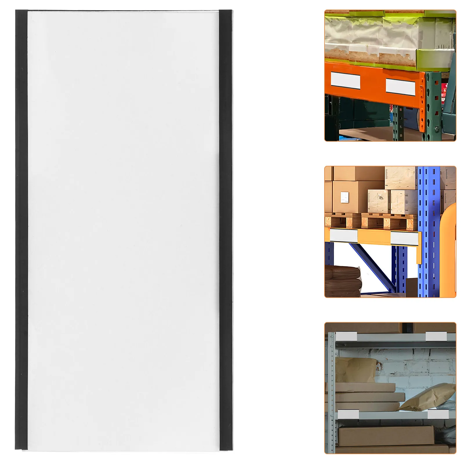 

10 комплектов магнитных держателей для этикеток, прозрачные пластиковые вставки для карт, многоразовые магнитные именные бирки для склада, офиса, полок, ценников