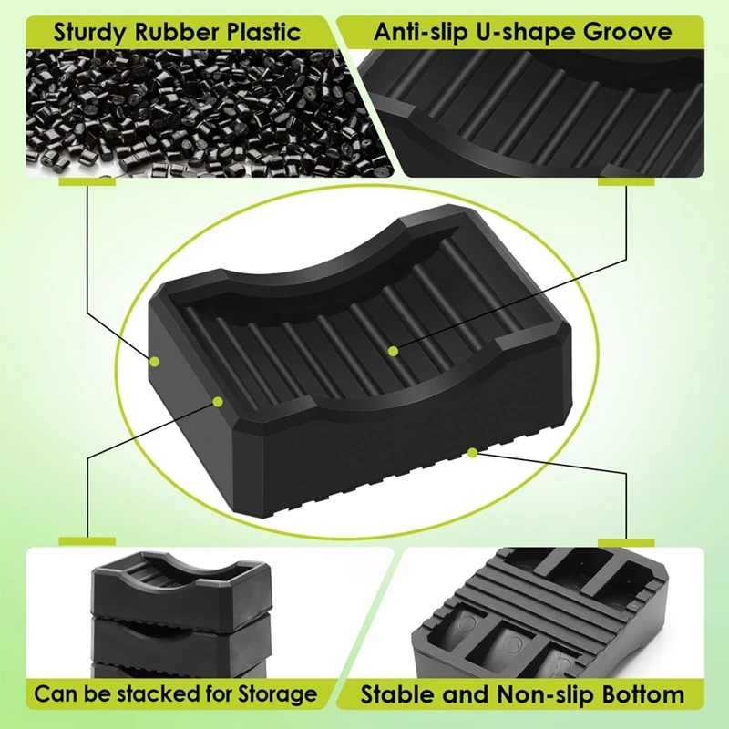 4 Pack Grill Levelers Leveling Kit, Griddle Leveling Shims Kit For Most Grills Effortless Leveling-ABSW