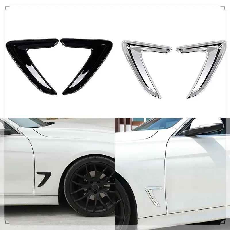 

2Pcs For Bmw F30 F35 316I 320I 328I 330I 335I Car Accessories Fender Vents Decorative Cover Trim Stickers 2013-2017