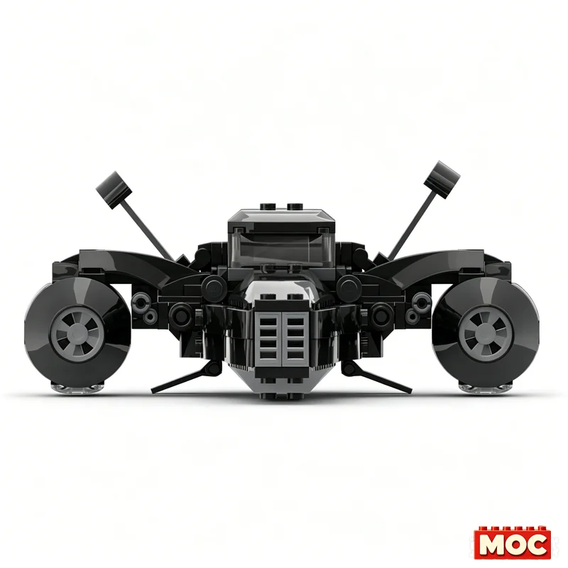 290PCS MOC W-TECH Trident Single-Operator Submersible Powerboat Building Blocks Educational DIY Assembly Toy Gift For Collection