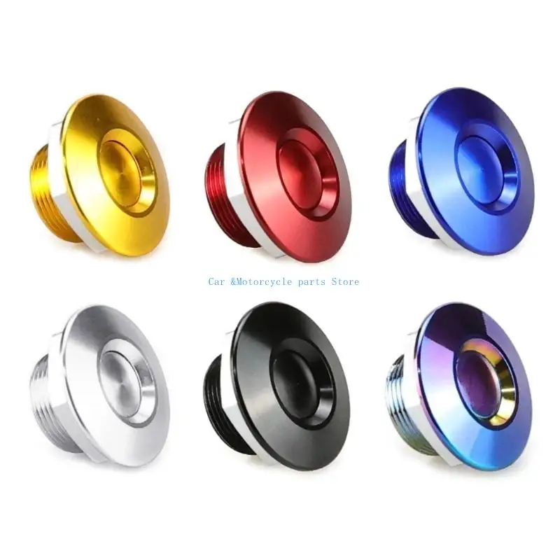 

Y9UC 4pc Universal Aluminum Push Button Billet Quick Release Car Front Bumper Hood Pin Engine Bonnet Lock Clip Body